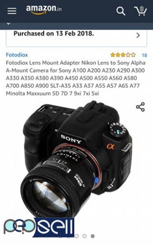 Sony A mount to Nikon lens adapter 4 