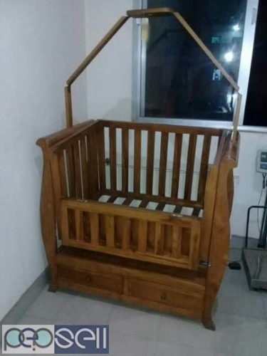 Pure teak wooden baby swing 38000/- only 0 