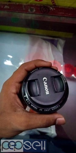 Canon lens EF 50 mm 1:1:8 for sale 2 