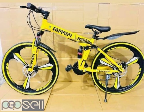 Yellow black folding cycle available 0 