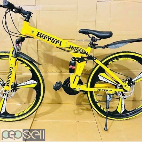 Yellow black folding cycle available 1 