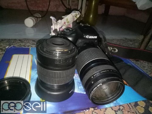 Canon 1100d 5 month used DSLR With 2 lens 1 