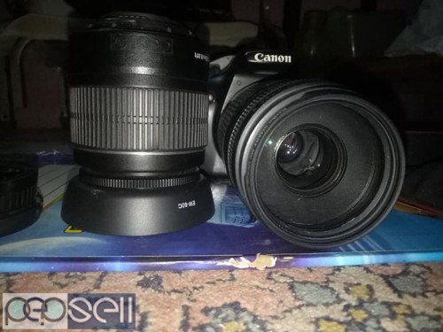 Canon 1100d 5 month used DSLR With 2 lens 4 