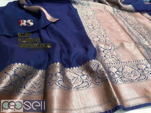 Banarasi Chanderi Silk Suit Materials 5 