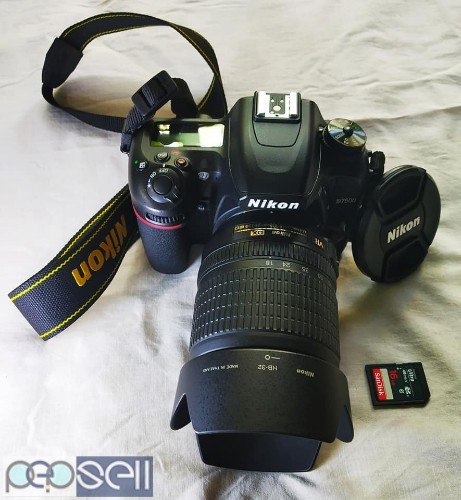 Nikon D7500 Camera with Kit lens Nikon 18-105 mm, 70-300 Non VR 2 