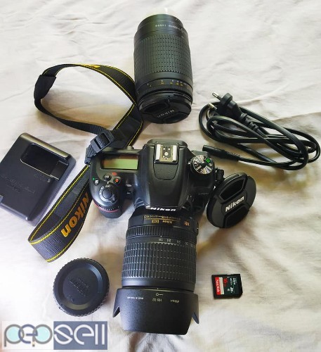 Nikon D7500 Camera with Kit lens Nikon 18-105 mm, 70-300 Non VR 3 