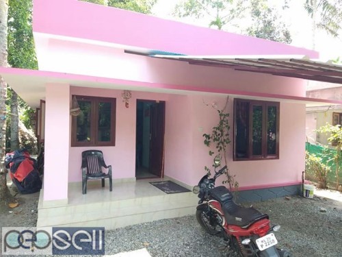5 cent land and 2 bedroom house for sale in Eruva, Kayamkulam. Alappuzha district.  0 