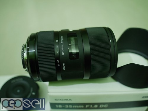 Sigma ART 18-35 mm F1.8 DC HSM Lens for Nikon + Sigma Dock UD-01 for Nikon 0 