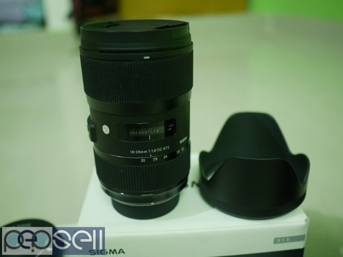 Sigma ART 18-35 mm F1.8 DC HSM Lens for Nikon + Sigma Dock UD-01 for Nikon 1 