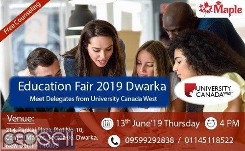 University Canada West Education Fair 2019 at Dwarka 0 