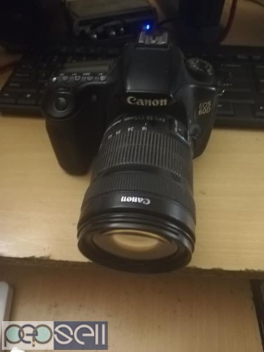 Canon 60d along with 18-135 lens for sale 0 