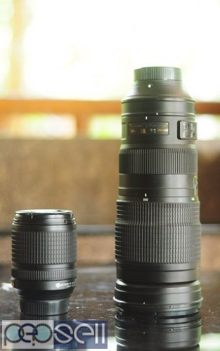 Nikon D500 with 18-140mm kit lens+ nikkor 50mm f/1.8 + nikkor 200-500 f/5.6 5 