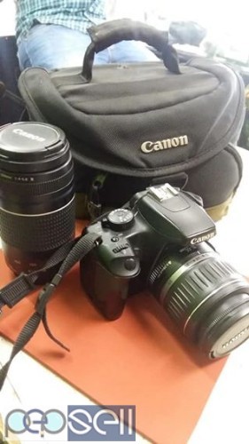 Canon 1000d with 18-55mm and 75-300mm lens 1 