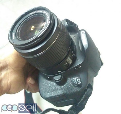 Canon 700D camera  with 18-55 lens for sale 0 