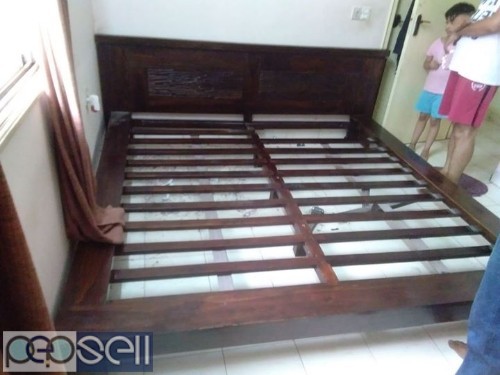 King size seesham wood bed for sale at Bellandur 1 