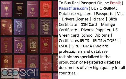 Buy Real Passports Drivers License 0 