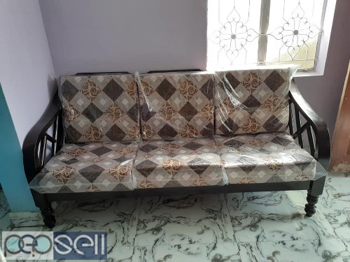 The star furniture bangalore 3+1+1 sofa with cushion for sale 2 