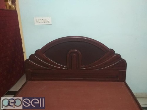 Double cot with bed gently used 3 years for sale 3 
