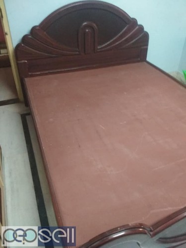 Double cot with bed gently used 3 years for sale 4 
