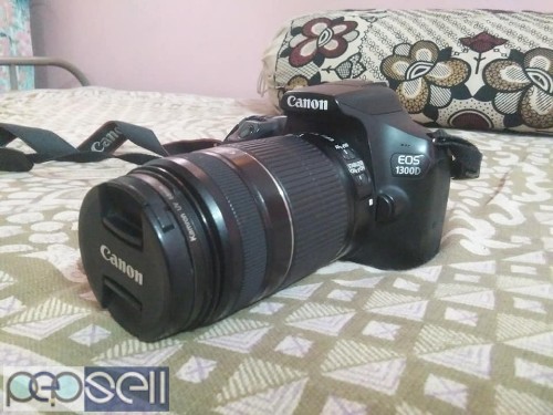 Canon 1300D DSLR Camera Dual Len's with bag for sale 0 