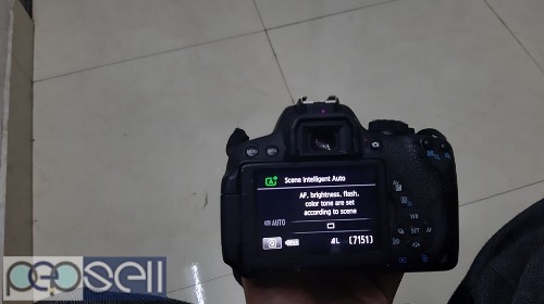 Canon 700D with Dual Lens and 2 Batteries for Sale 2 