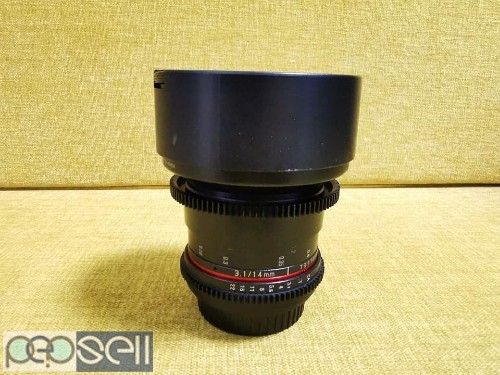 Samyang 14mm f3.1 wide angle lens for canon 3 