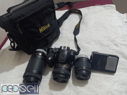 Nikon 5300 DSLR camera less used for sale 0 