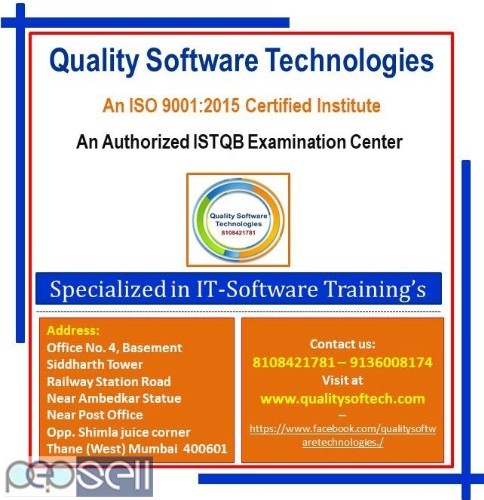 FAMOUS SOFTWARE TESTING TRAINING INSTITUTE IN THANE â€“ QUALITY SOFTWARE TECHNOLOGIES 0 