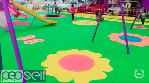 Rubber Flooring Playground for Children 0 