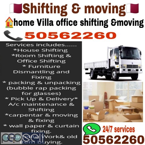 house shifting & moving  0 