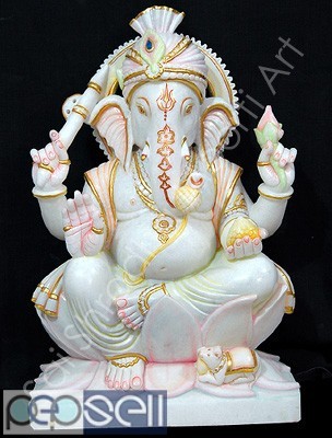 Buy Lord Ganesha Marble Statue at affordable Price 1 