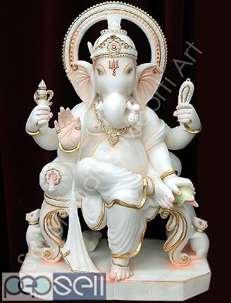 Buy Lord Ganesha Marble Statue at affordable Price 2 