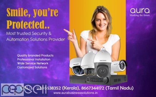CCTV, Burglar Alarm, Automatic Gates - Aura Business Solutions Alappuzha 0 