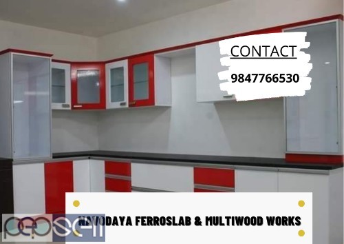 NAVODAYA  FERROSLAB & MULTIWOOD WORKS/Multi Wood Worker/Ferro Slab Cupboard Works Kerala 1 