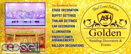 GOLDEN  WEDDING  DECORATORES & EVENTS - Stage Decoration Work Palakkad 1 