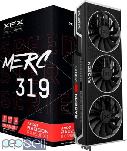  XFX Speedster MERC319 AMD Radeon RX6900 XT Gaming Graphics Card - Black 1 