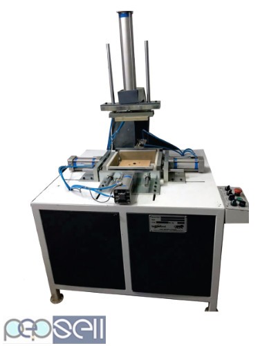 corner cutting machine, edge squaring machine, joint forming machine, nipping machine,Book Rounding Machine 4 