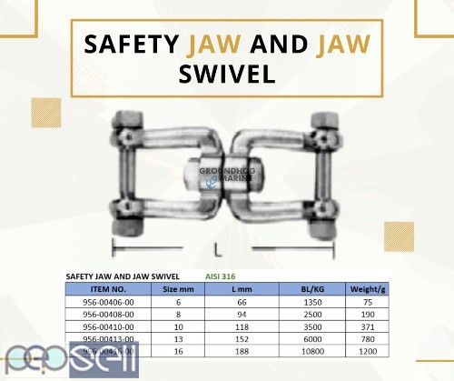 Boat SAFETY JAW AND JAW SWIVEL 0 