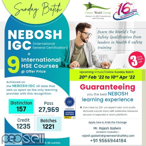 Enroll NEBOSH IGC Today and Become a Safety Engineer 0 