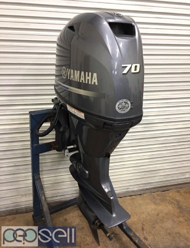Slightly Used Yamaha 70 HP 4-Stroke Outboard Motor Engine 0 