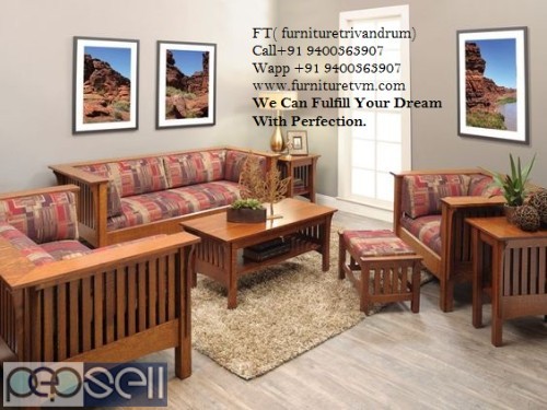 Teak wood Sofa set 3 