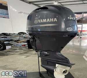 Used Yamaha 90 HP 4 Stroke Outboard Motor/Boat Engine