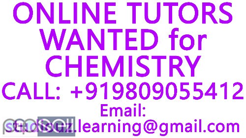 ONLINE TUTORS WANTED for ICSE, ISC, CBSE, NIOS, STATE BOARD- MATHEMATICS, PHYSICS, CHEMISTRY,BIOLOGY 3 