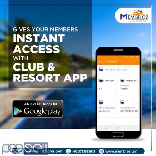 Get Best Resort Management Software With Membroz 1 