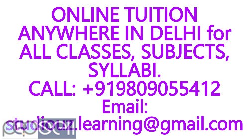 ONLINE HOME TUITION IN INDIA for ICSE, ISC, CBSE, NIOS, STATE BOARD- ALL SUBJECTS- CLASSES 8, 9, 10, 11, 12 0 