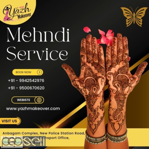 Yazh Make Over, located in Dharapuram, is a beauty parlour and academy offering a range of services. 2 