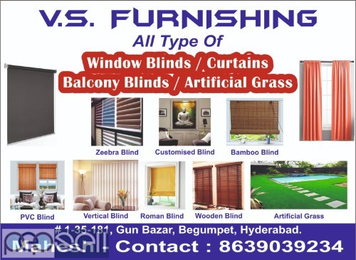 Furnishings in begumpet hyderabad,  +91-8639039234 0 