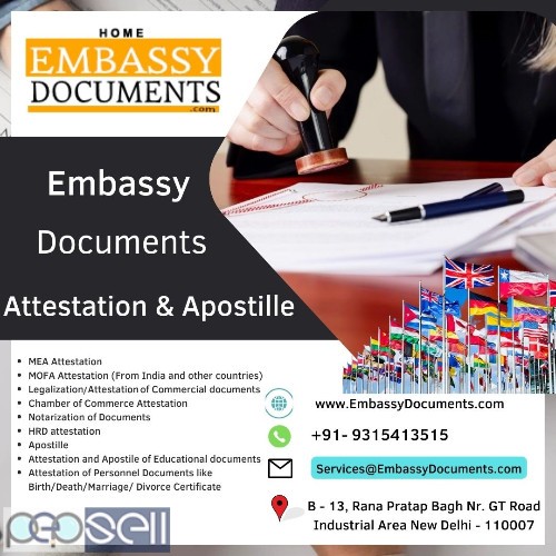 Embassy Documents Attestation Consultant in India 0 