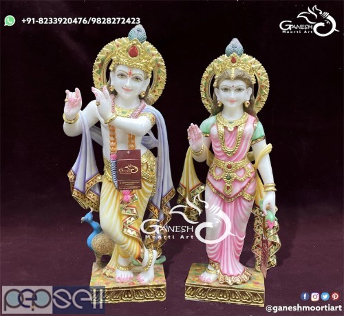 Buy Radha Krishna Marble Statue From Manufacturer 1 