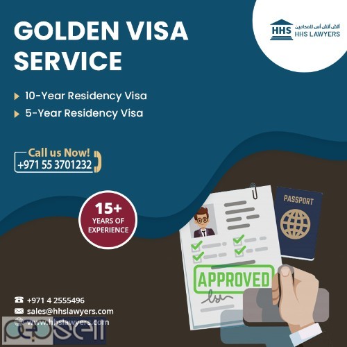 Golden Visa Service - 5 years and 10 years Residency Visas- call us +971 55 4828368 0 